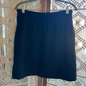 J Crew Black Linen Skirt NWT Size 8